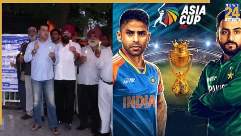 दुबई में शुरू हुआ मैच, भारत में होने लगा प्रदर्शन, सड़क पर उतरे कांग्रेस के नेता